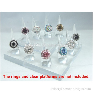 acrylic ring stands
